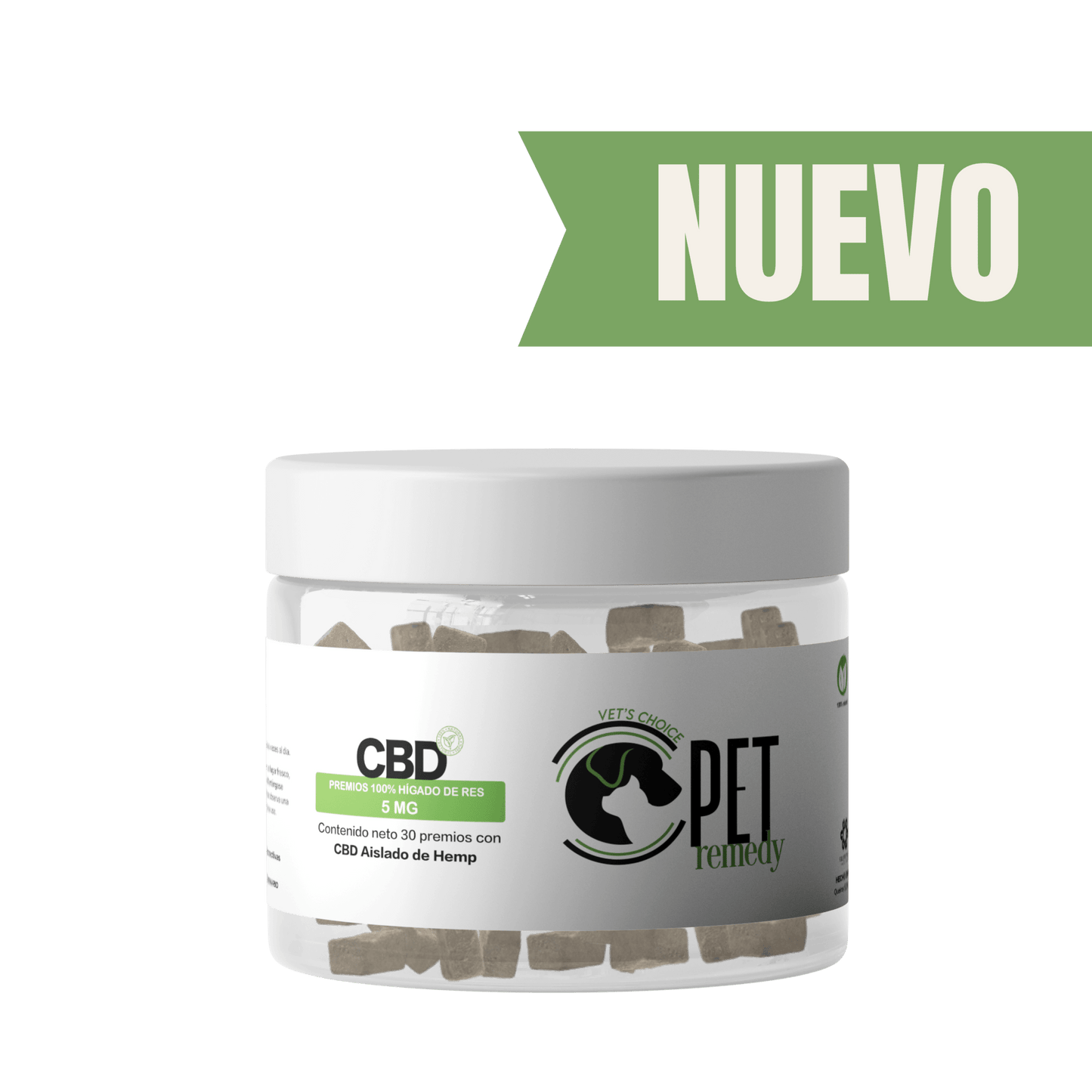 Premios 100% hígado de res 5 mg - Petremedy