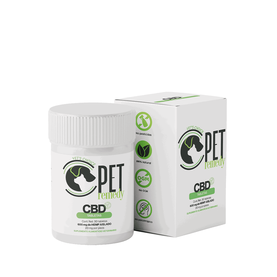 Tabletas con CBD Petremedy
